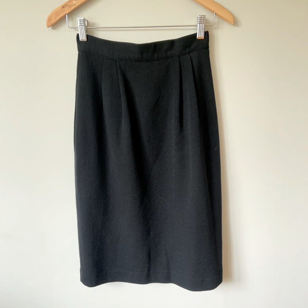 Ports International Wool Pencil Skirt